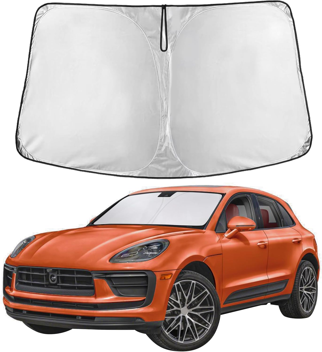 Premuim Car Windshield Sunshade | Blocks 99% Heat & Keeps Interior Cool | Universal Fits Cars, SUVs, Trucks