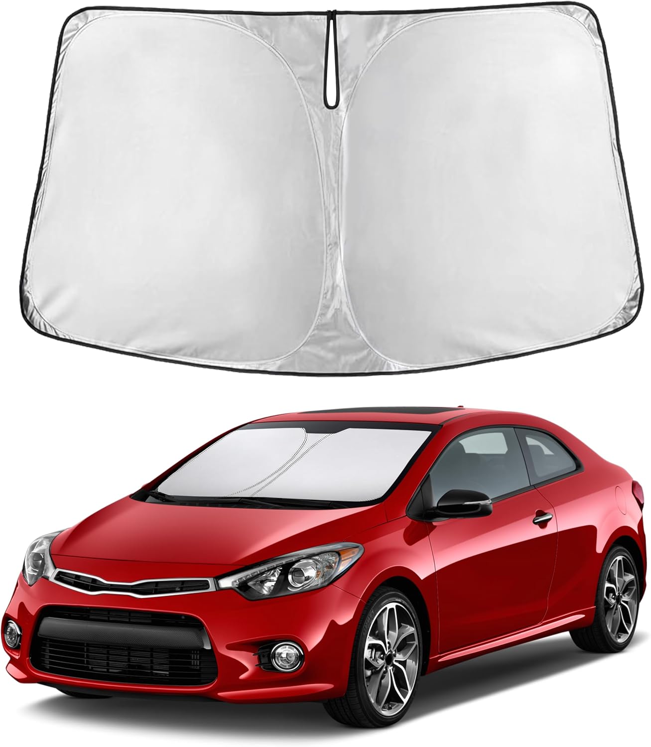 Premuim Car Windshield Sunshade | Blocks 99% Heat & Keeps Interior Cool | Universal Fits Cars, SUVs, Trucks