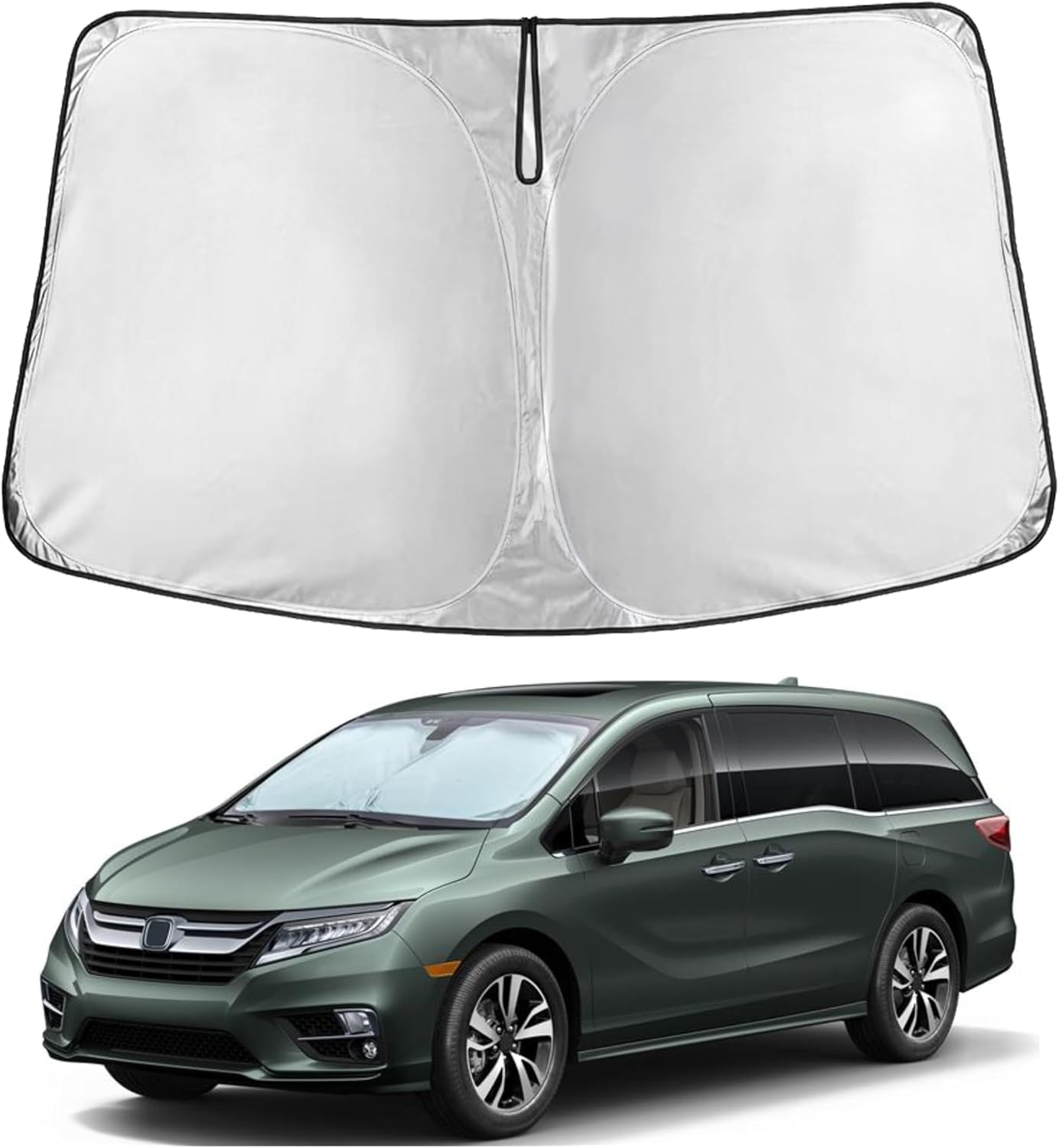 Premuim Car Windshield Sunshade | Blocks 99% Heat & Keeps Interior Cool | Universal Fits Cars, SUVs, Trucks