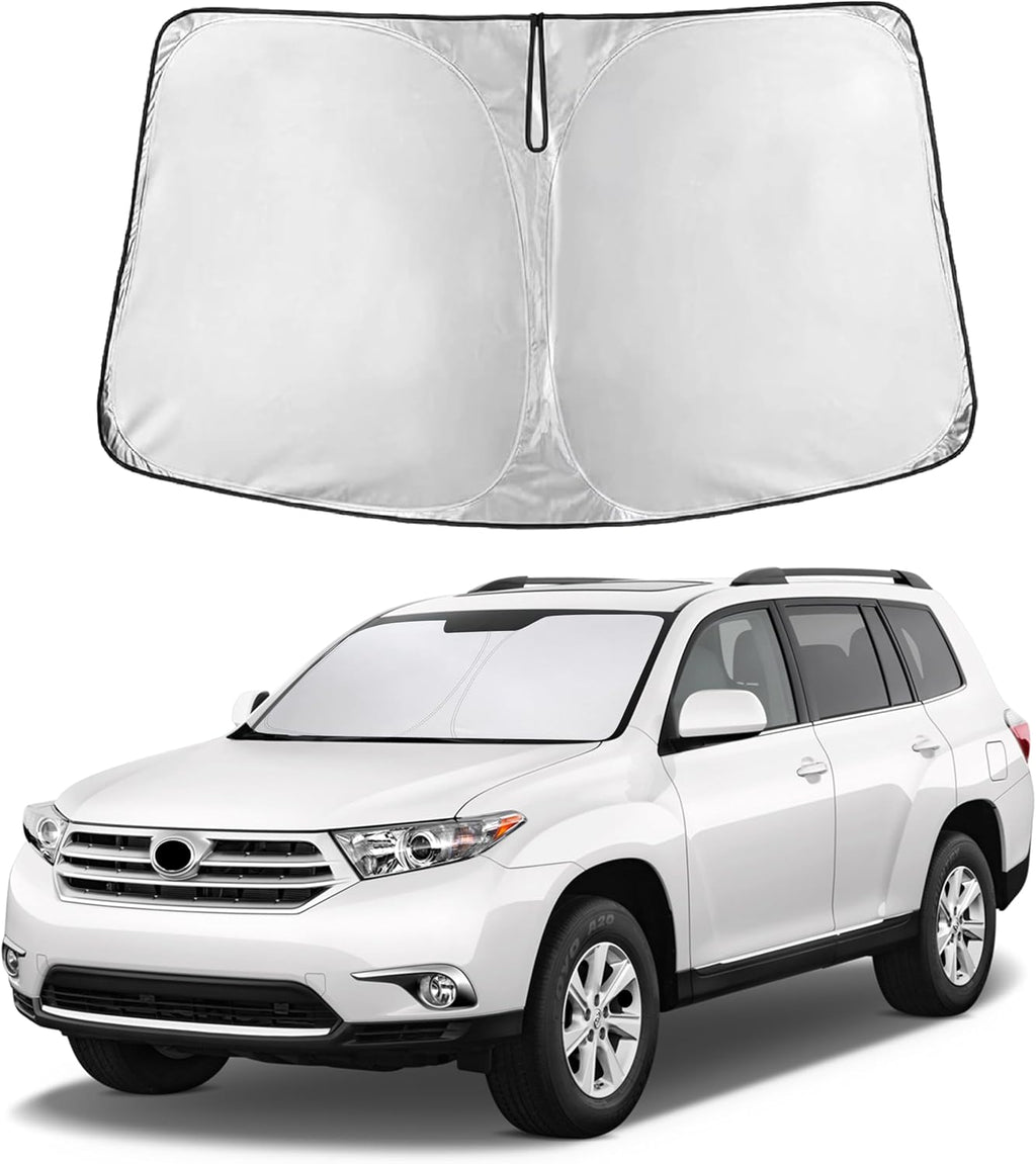 Premuim Car Windshield Sunshade | Blocks 99% Heat & Keeps Interior Cool | Universal Fits Cars, SUVs, Trucks