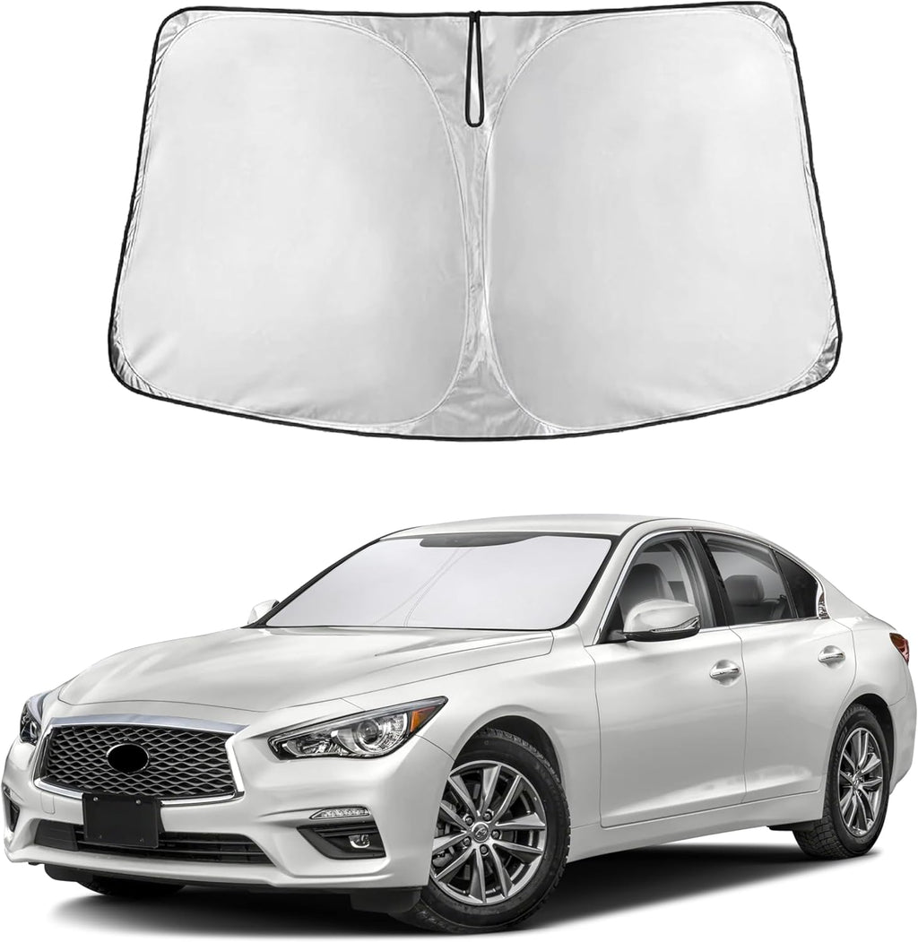 Premuim Car Windshield Sunshade | Blocks 99% Heat & Keeps Interior Cool | Universal Fits Cars, SUVs, Trucks