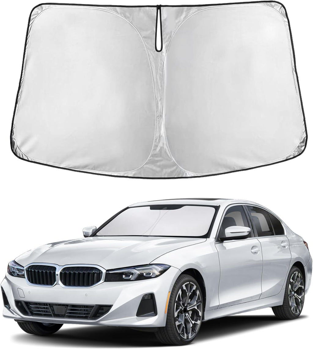 Premuim Car Windshield Sunshade | Blocks 99% Heat & Keeps Interior Cool | Universal Fits Cars, SUVs, Trucks