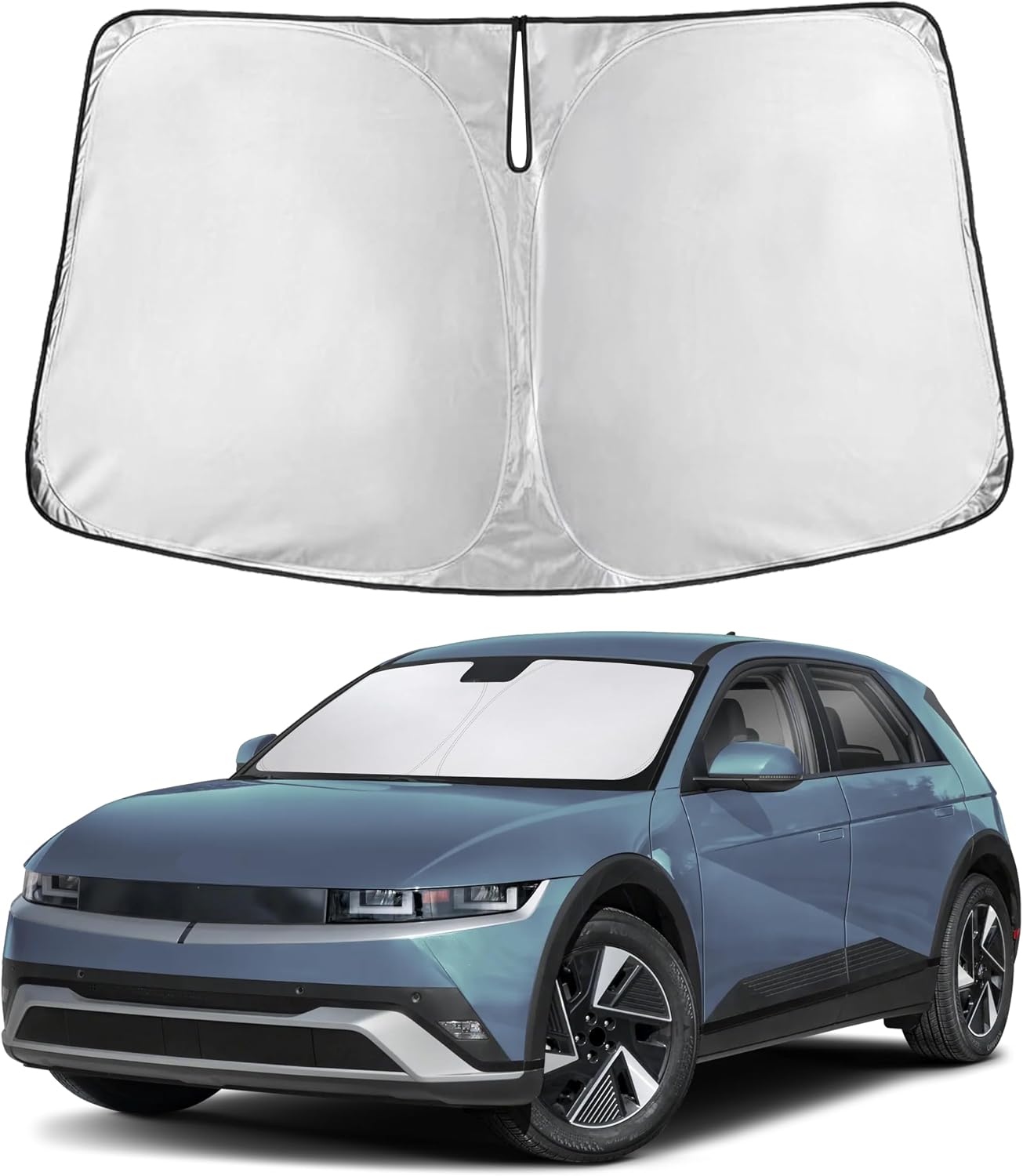 Premuim Car Windshield Sunshade | Blocks 99% Heat & Keeps Interior Cool | Universal Fits Cars, SUVs, Trucks