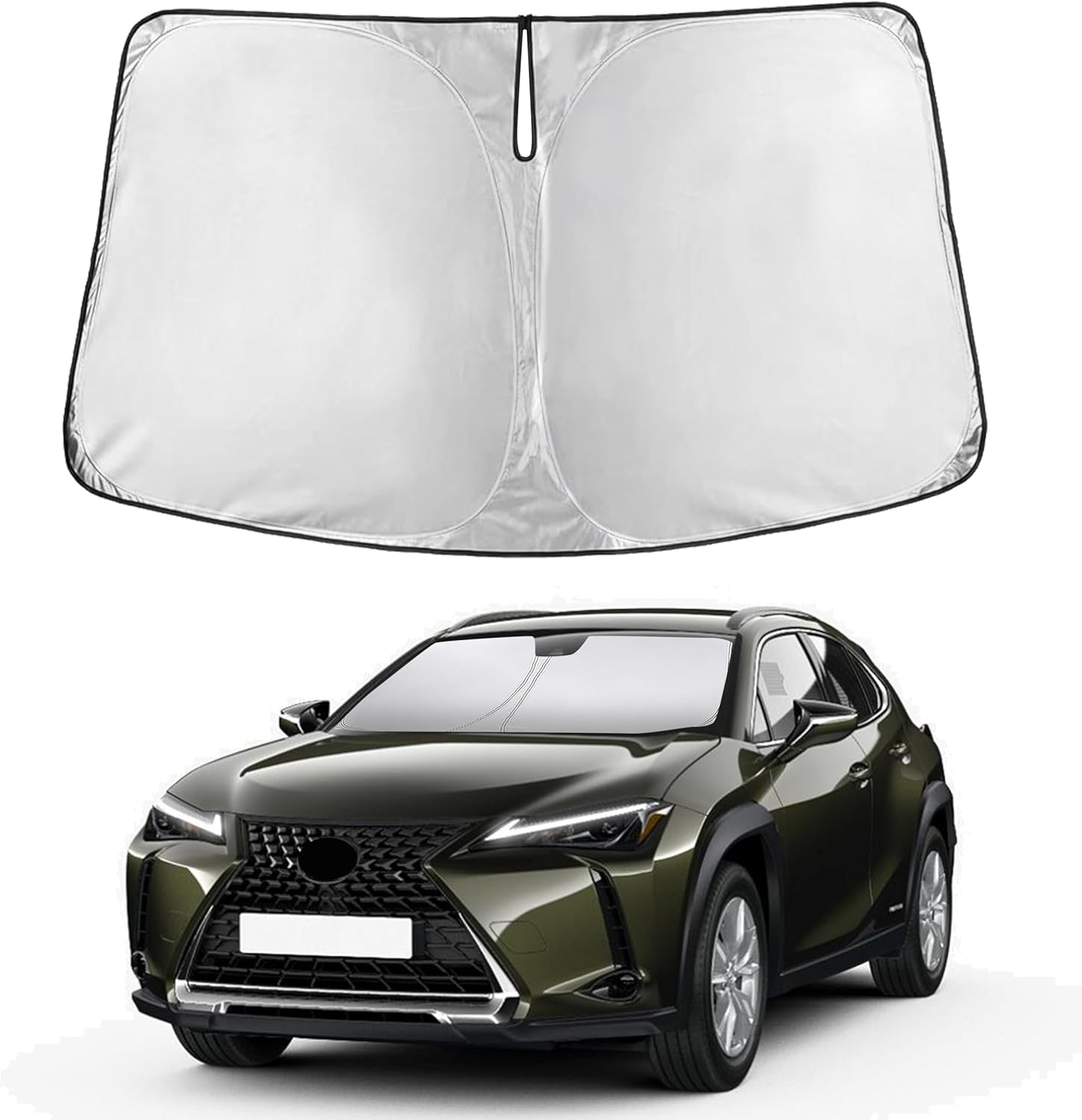 Premuim Car Windshield Sunshade | Blocks 99% Heat & Keeps Interior Cool | Universal Fits Cars, SUVs, Trucks