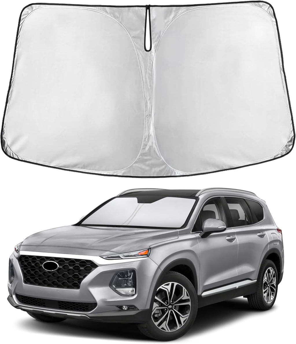 Premuim Car Windshield Sunshade | Blocks 99% Heat & Keeps Interior Cool | Universal Fits Cars, SUVs, Trucks
