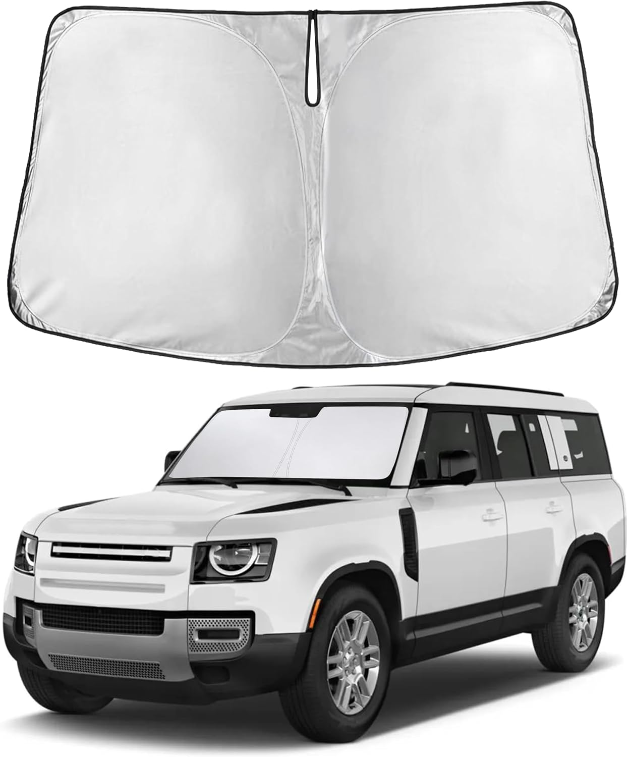Premuim Car Windshield Sunshade | Blocks 99% Heat & Keeps Interior Cool | Universal Fits Cars, SUVs, Trucks