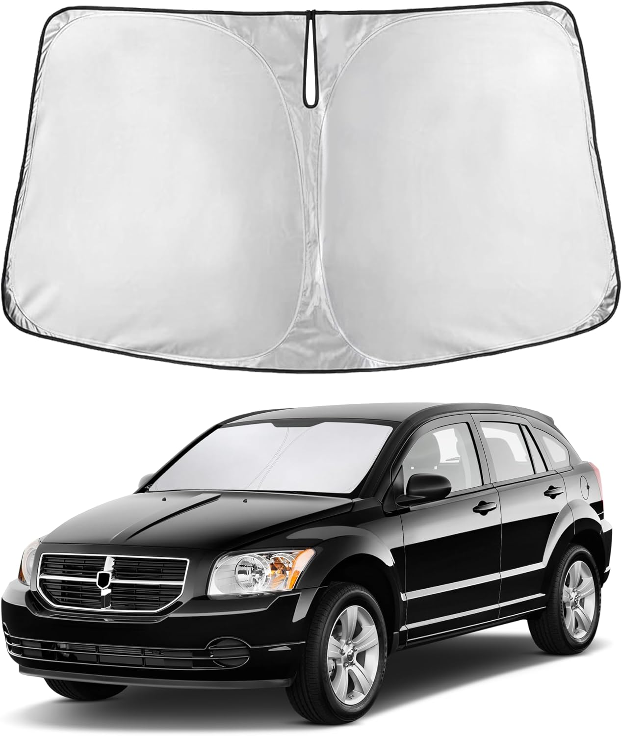 Premuim Car Windshield Sunshade | Blocks 99% Heat & Keeps Interior Cool | Universal Fits Cars, SUVs, Trucks