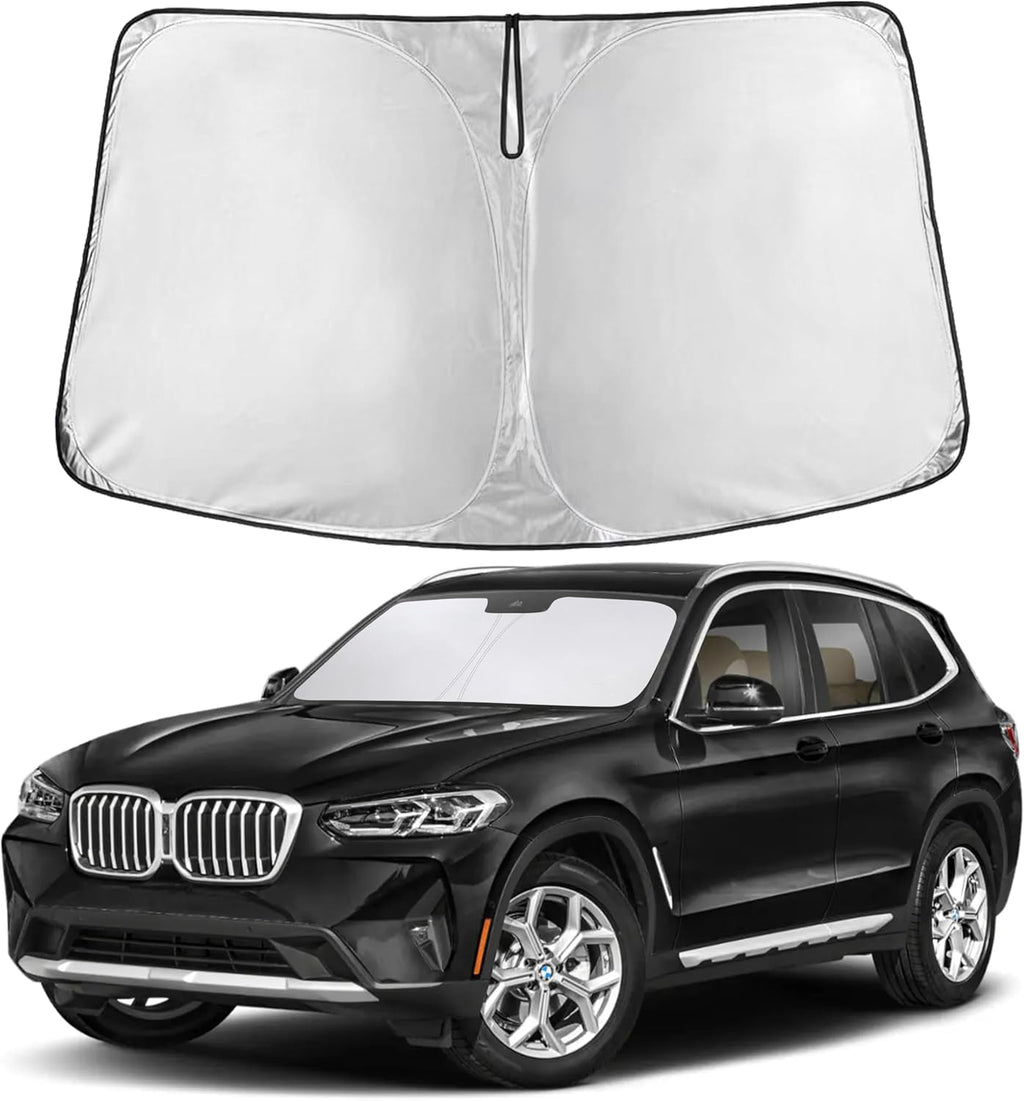 Premuim Car Windshield Sunshade | Blocks 99% Heat & Keeps Interior Cool | Universal Fits Cars, SUVs, Trucks