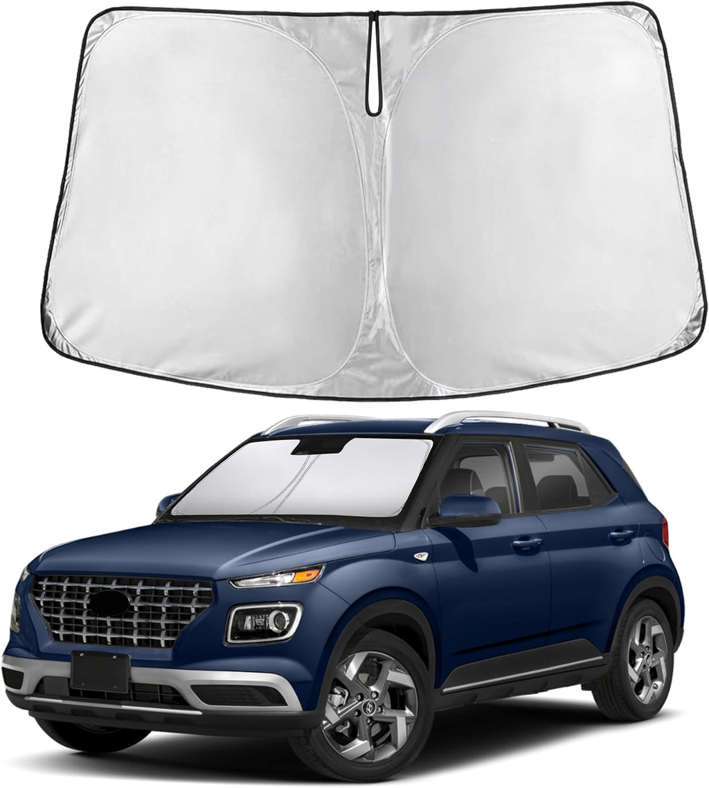 Premuim Car Windshield Sunshade | Blocks 99% Heat & Keeps Interior Cool | Universal Fits Cars, SUVs, Trucks