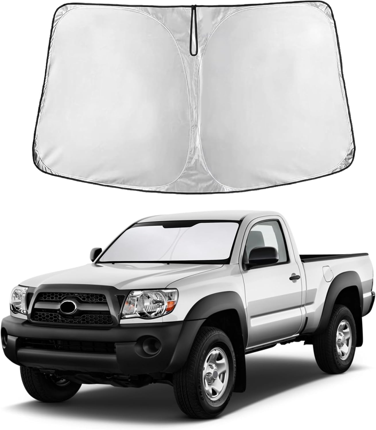 Premuim Car Windshield Sunshade | Blocks 99% Heat & Keeps Interior Cool | Universal Fits Cars, SUVs, Trucks