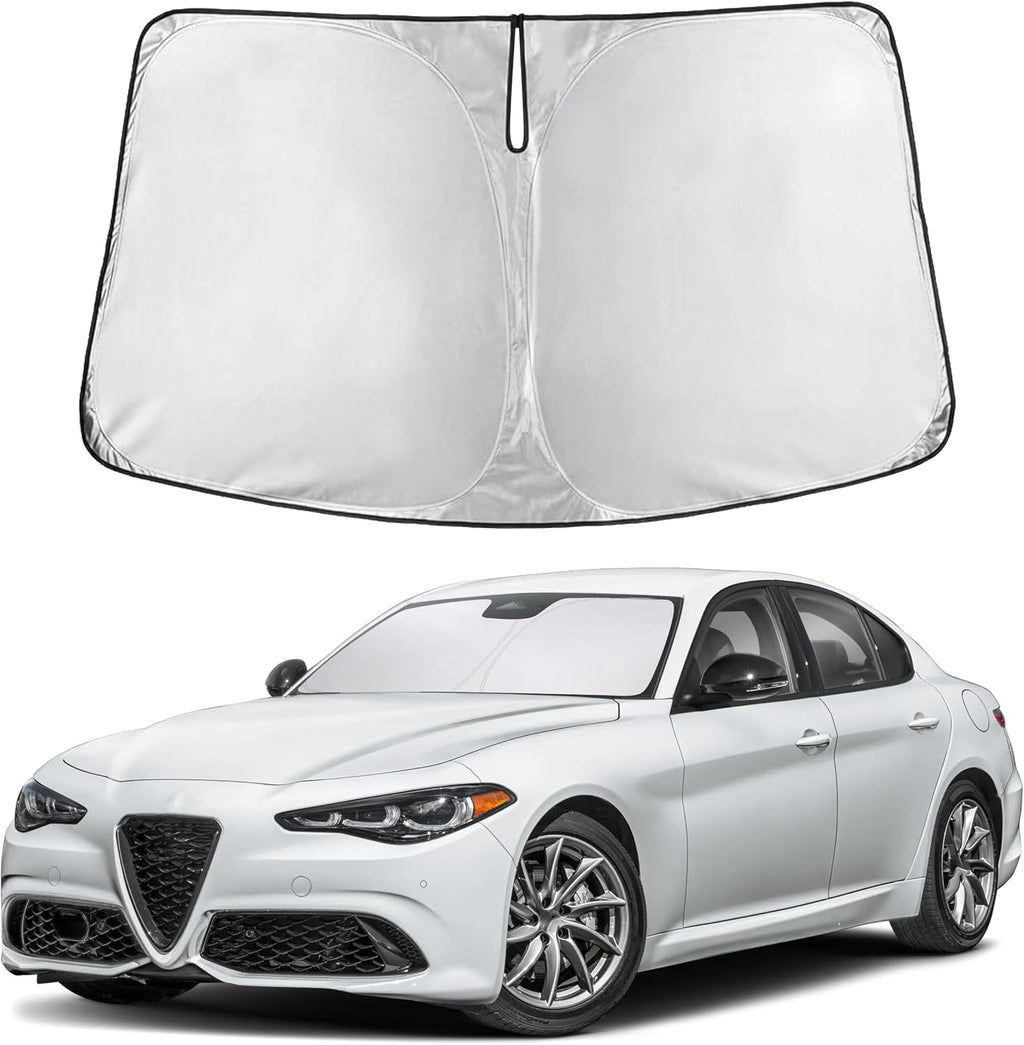 Premuim Car Windshield Sunshade | Blocks 99% Heat & Keeps Interior Cool | Universal Fits Cars, SUVs, Trucks