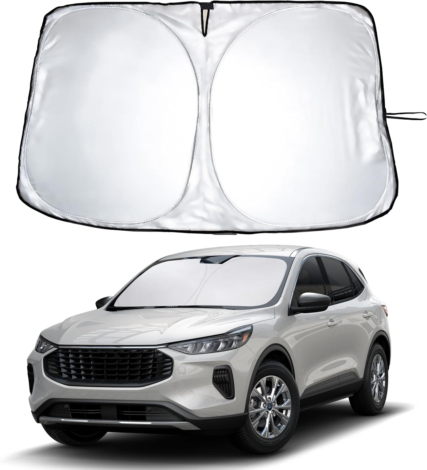 Premuim Car Windshield Sunshade | Blocks 99% Heat & Keeps Interior Cool | Universal Fits Cars, SUVs, Trucks