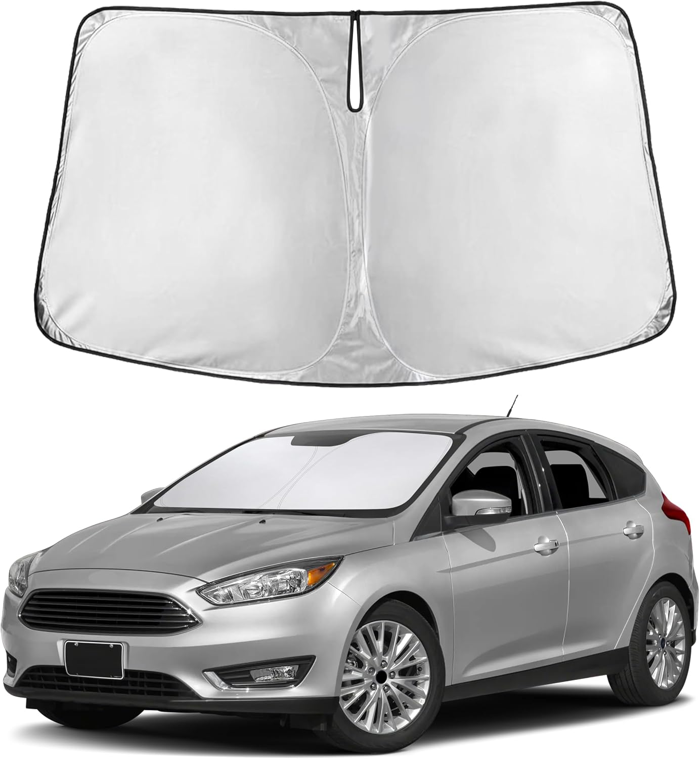 Premuim Car Windshield Sunshade | Blocks 99% Heat & Keeps Interior Cool | Universal Fits Cars, SUVs, Trucks