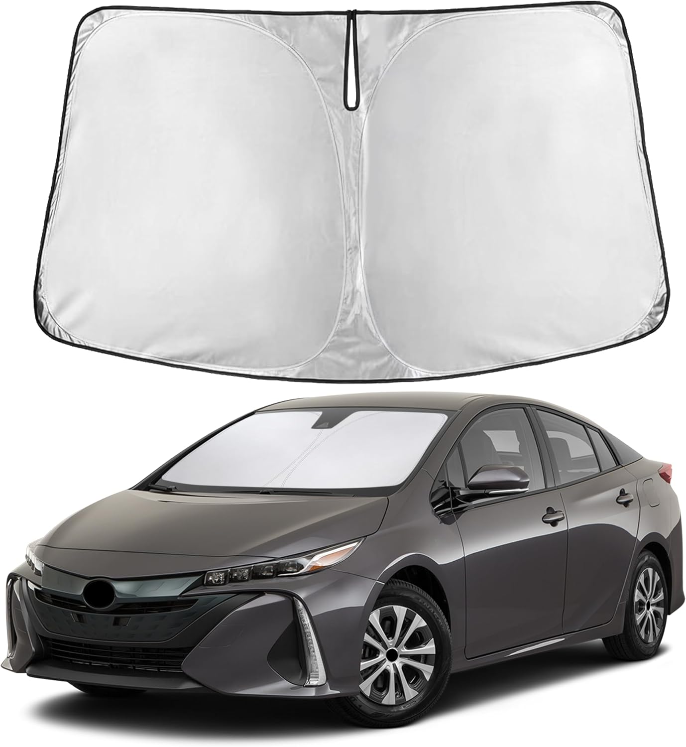 Premuim Car Windshield Sunshade | Blocks 99% Heat & Keeps Interior Cool | Universal Fits Cars, SUVs, Trucks