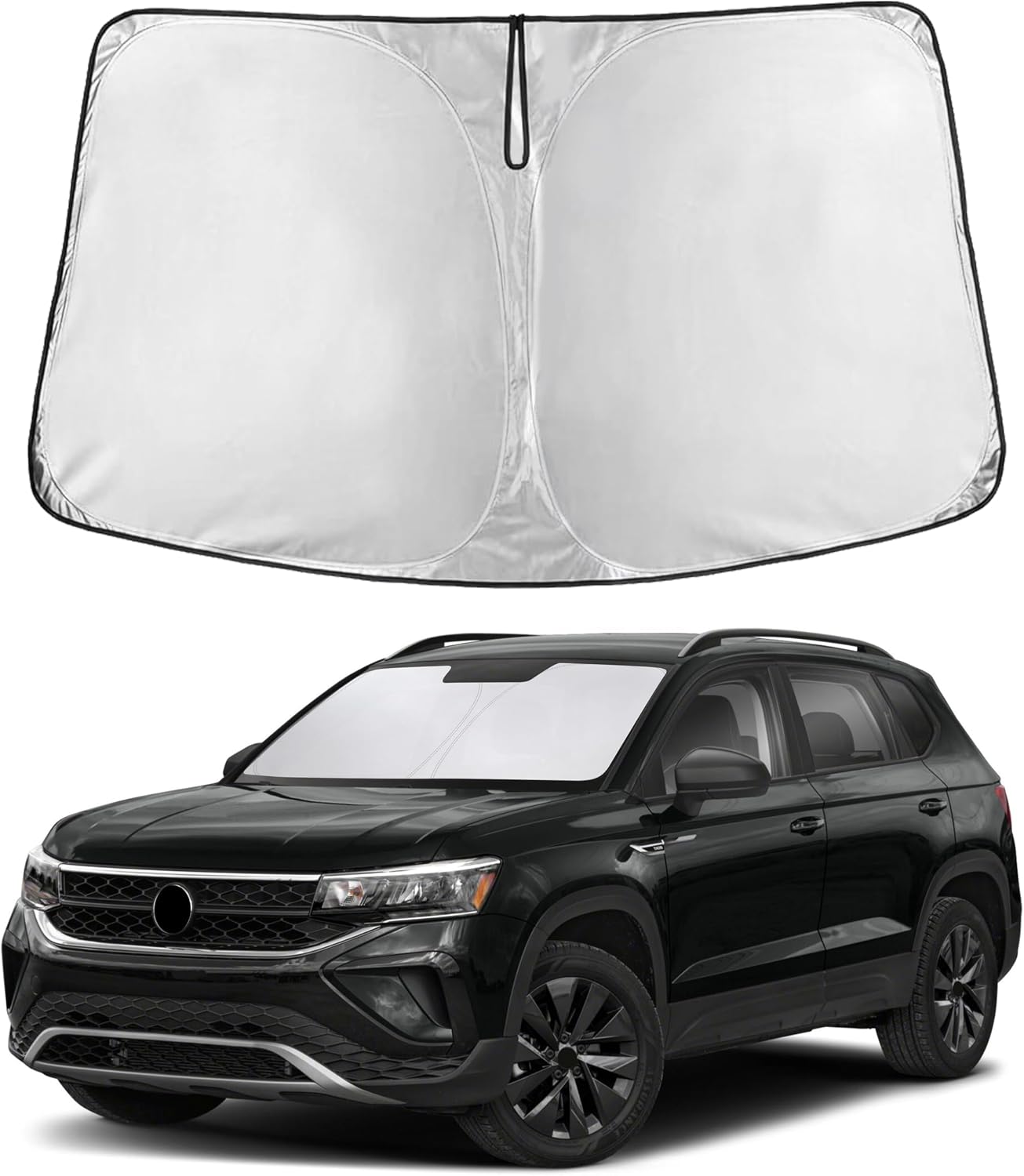 Premuim Car Windshield Sunshade | Blocks 99% Heat & Keeps Interior Cool | Universal Fits Cars, SUVs, Trucks
