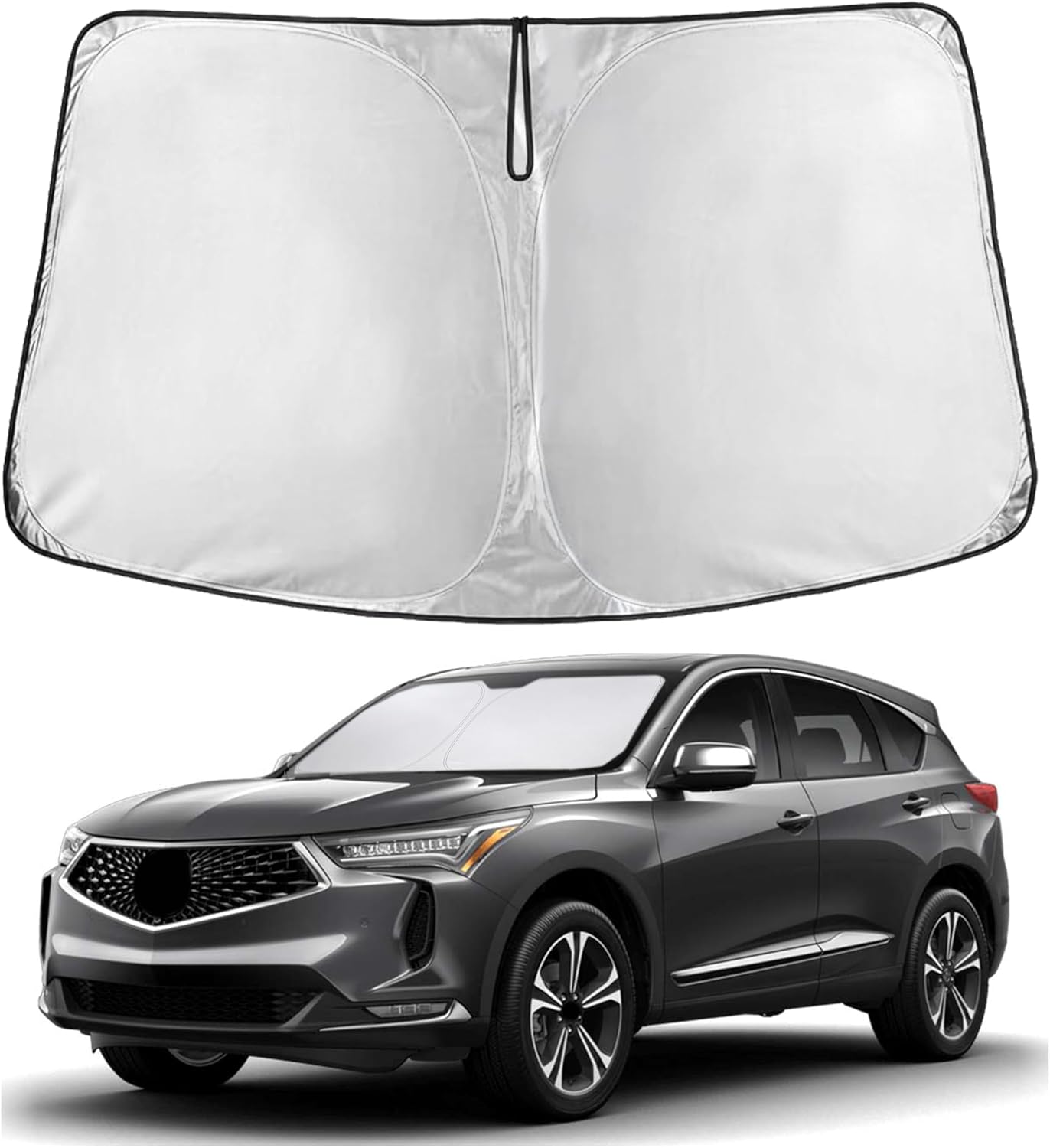 Premuim Car Windshield Sunshade | Blocks 99% Heat & Keeps Interior Cool | Universal Fits Cars, SUVs, Trucks