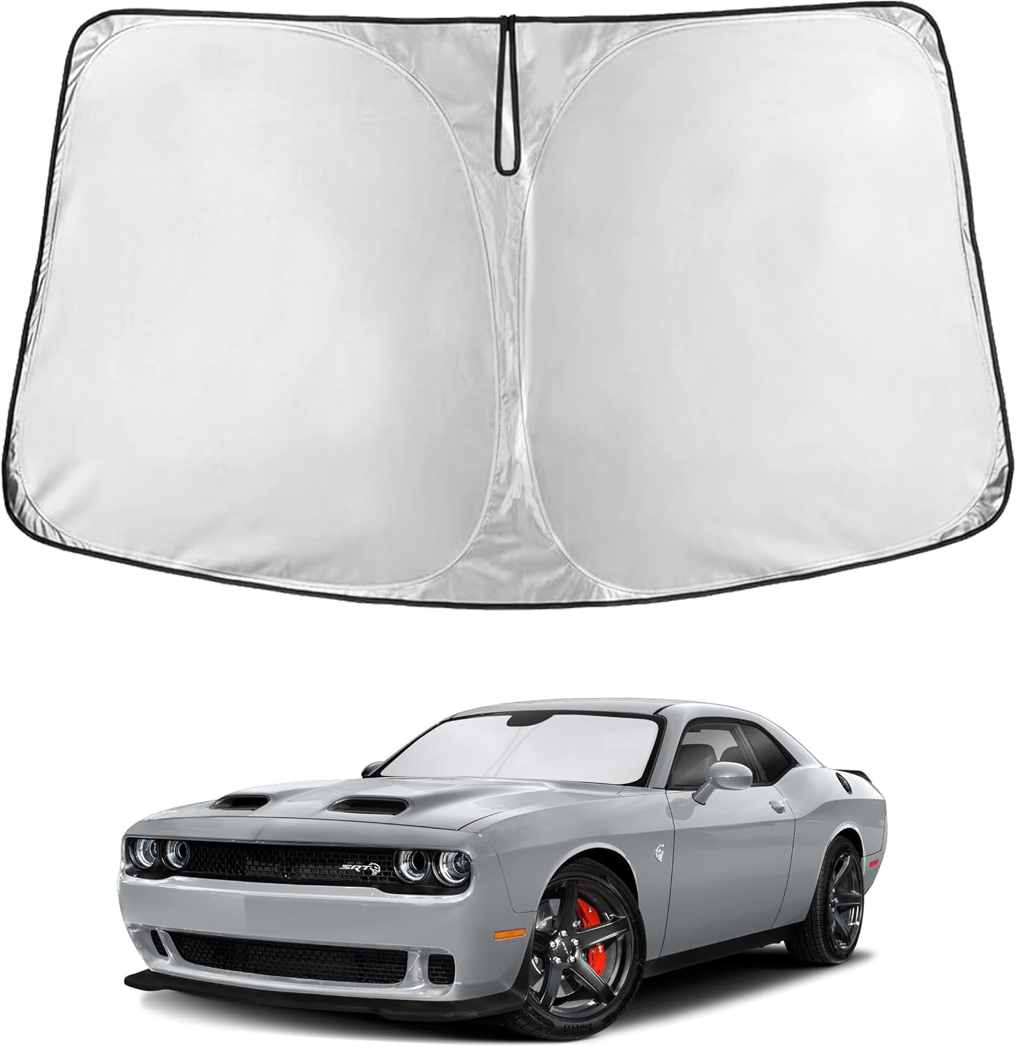 Premuim Car Windshield Sunshade | Blocks 99% Heat & Keeps Interior Cool | Universal Fits Cars, SUVs, Trucks