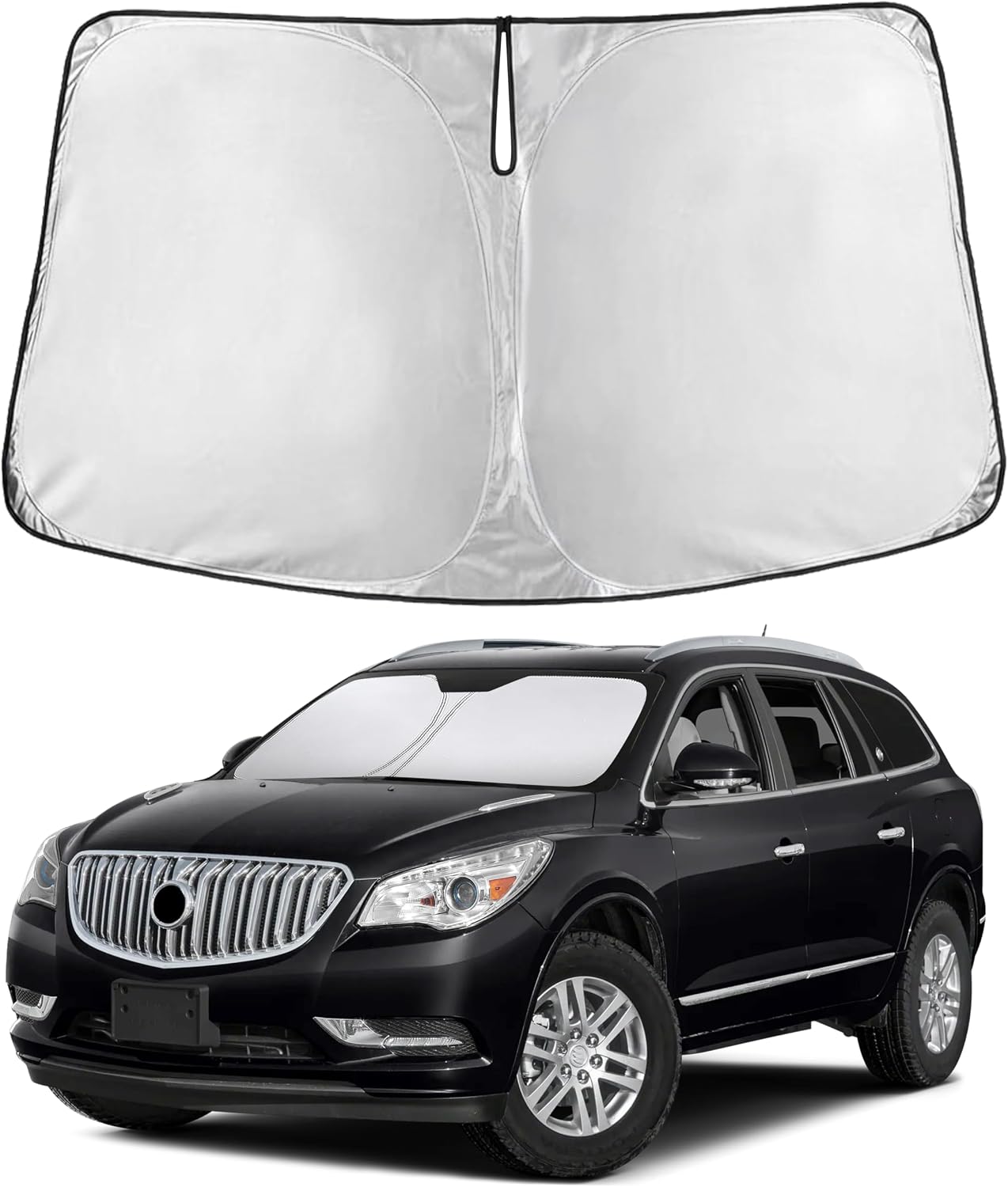 Premuim Car Windshield Sunshade | Blocks 99% Heat & Keeps Interior Cool | Universal Fits Cars, SUVs, Trucks