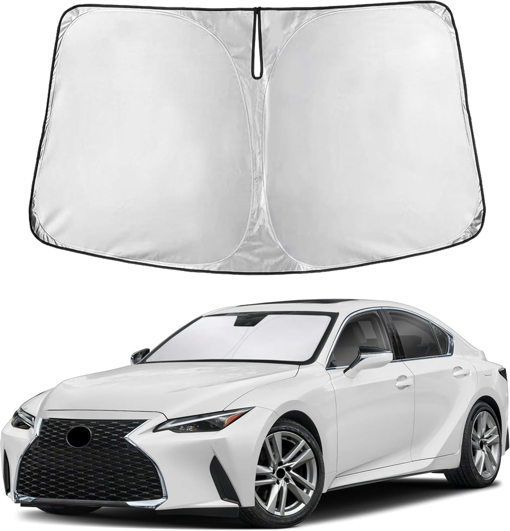 Premuim Car Windshield Sunshade | Blocks 99% Heat & Keeps Interior Cool | Universal Fits Cars, SUVs, Trucks