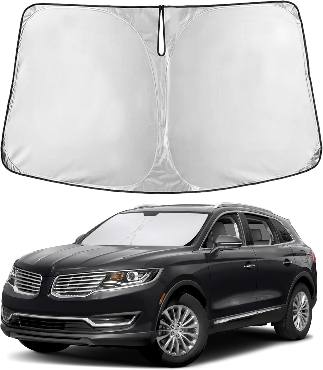 Premuim Car Windshield Sunshade | Blocks 99% Heat & Keeps Interior Cool | Universal Fits Cars, SUVs, Trucks