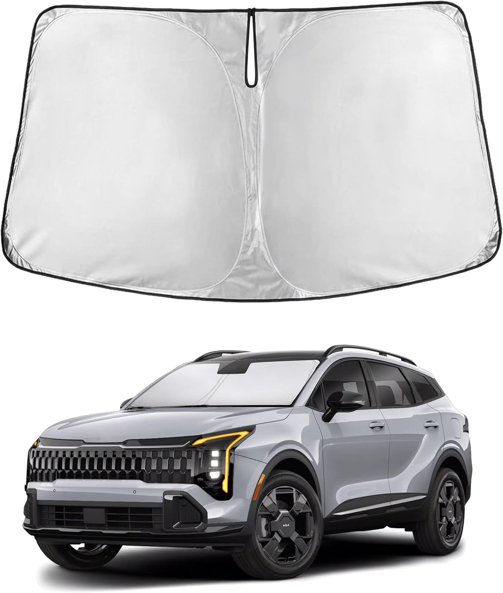Premuim Car Windshield Sunshade | Blocks 99% Heat & Keeps Interior Cool | Universal Fits Cars, SUVs, Trucks