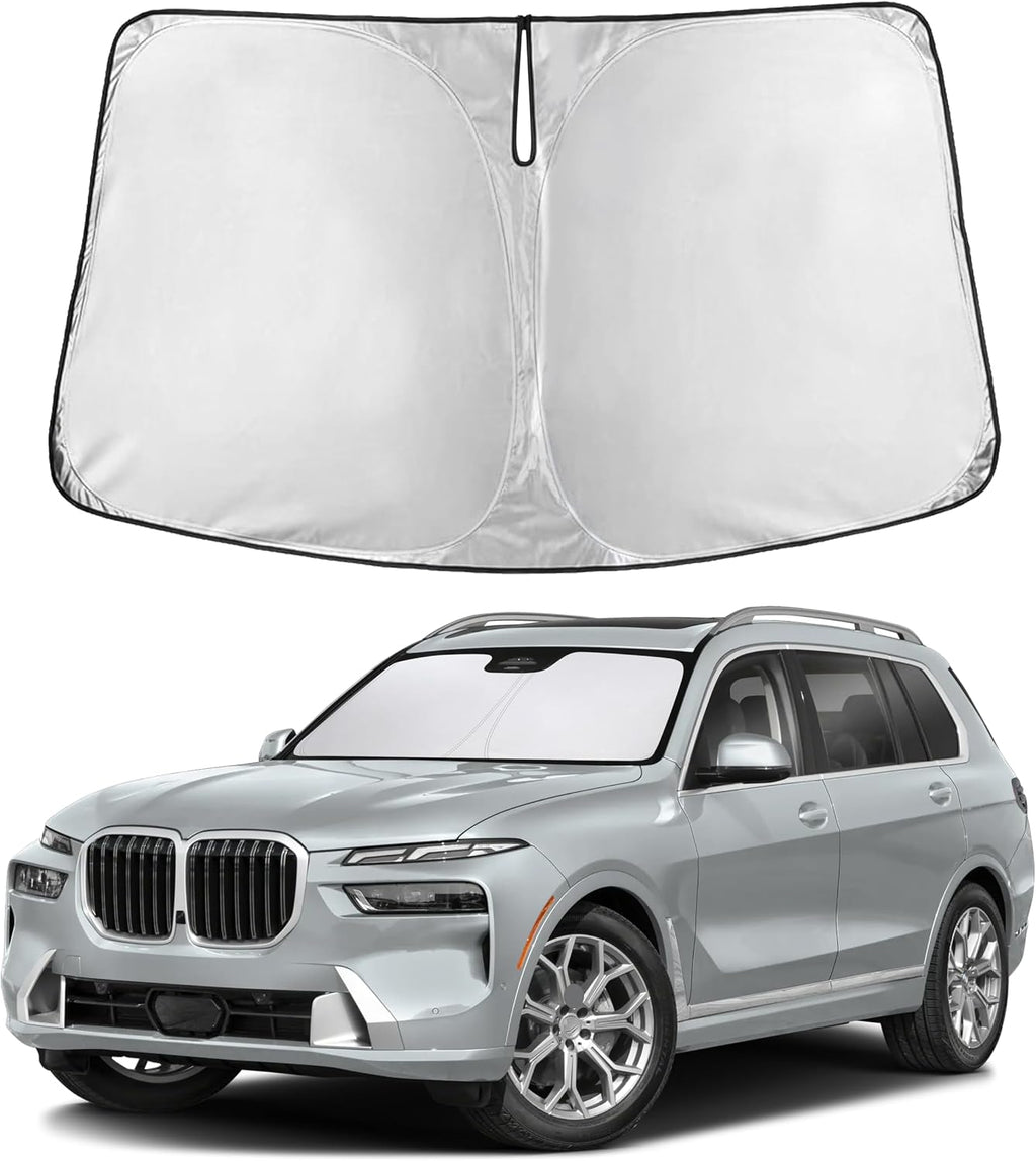 Premuim Car Windshield Sunshade | Blocks 99% Heat & Keeps Interior Cool | Universal Fits Cars, SUVs, Trucks
