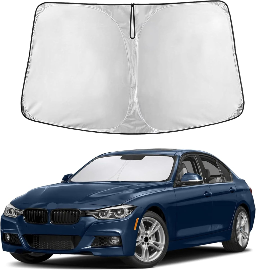 Premuim Car Windshield Sunshade | Blocks 99% Heat & Keeps Interior Cool | Universal Fits Cars, SUVs, Trucks