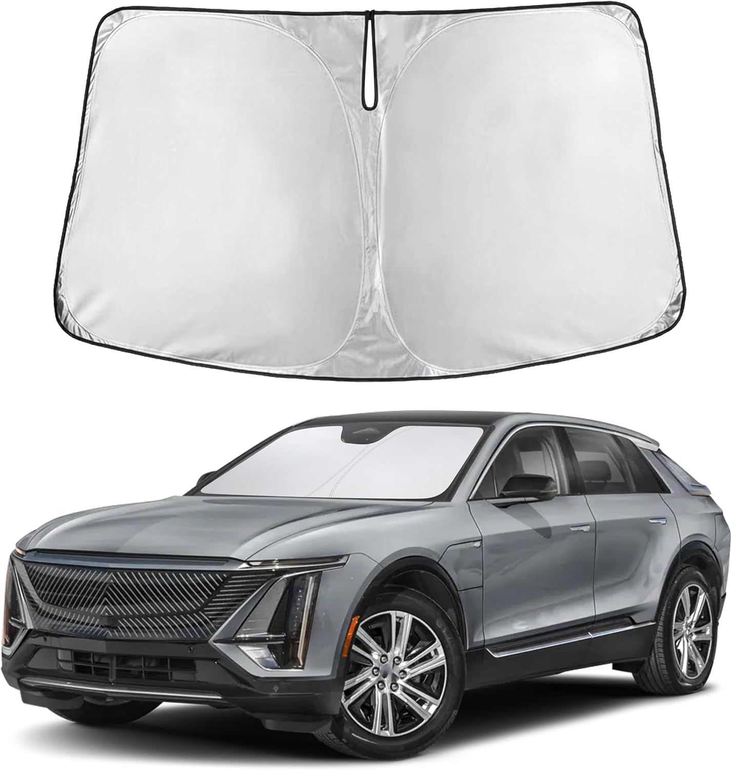 Premuim Car Windshield Sunshade | Blocks 99% Heat & Keeps Interior Cool | Universal Fits Cars, SUVs, Trucks