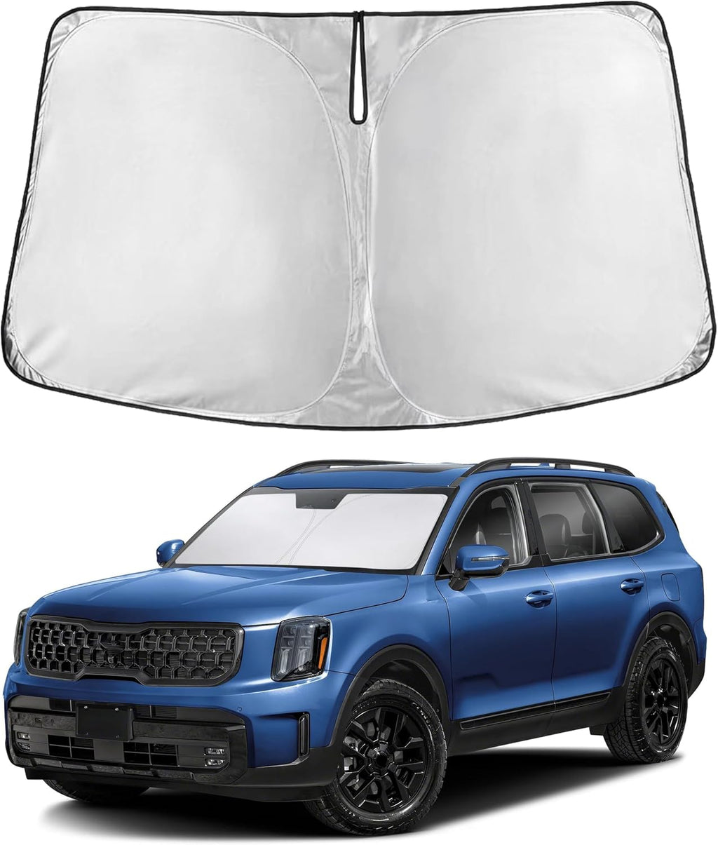 Premuim Car Windshield Sunshade | Blocks 99% Heat & Keeps Interior Cool | Universal Fits Cars, SUVs, Trucks
