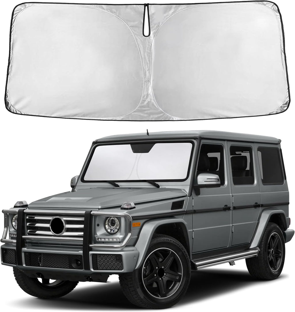 Premuim Car Windshield Sunshade | Blocks 99% Heat & Keeps Interior Cool | Universal Fits Cars, SUVs, Trucks